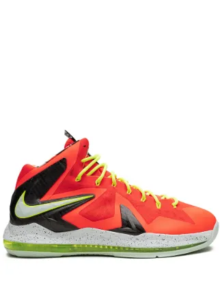 Nike LeBron 10 P.S Elite Total Crimson Sneakers Orange FARFETCH