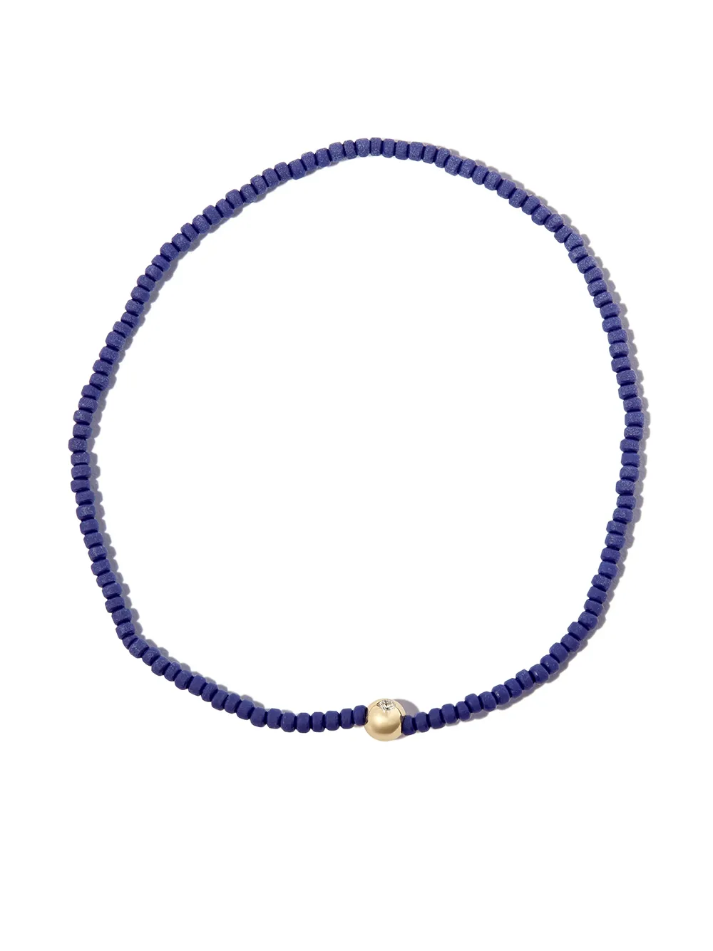 фото Luis morais luis 14k yg dia ball navy bead brclt