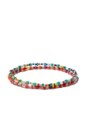 LUIS MORAIS 14kt yellow gold Evil Eye beaded bracelet set