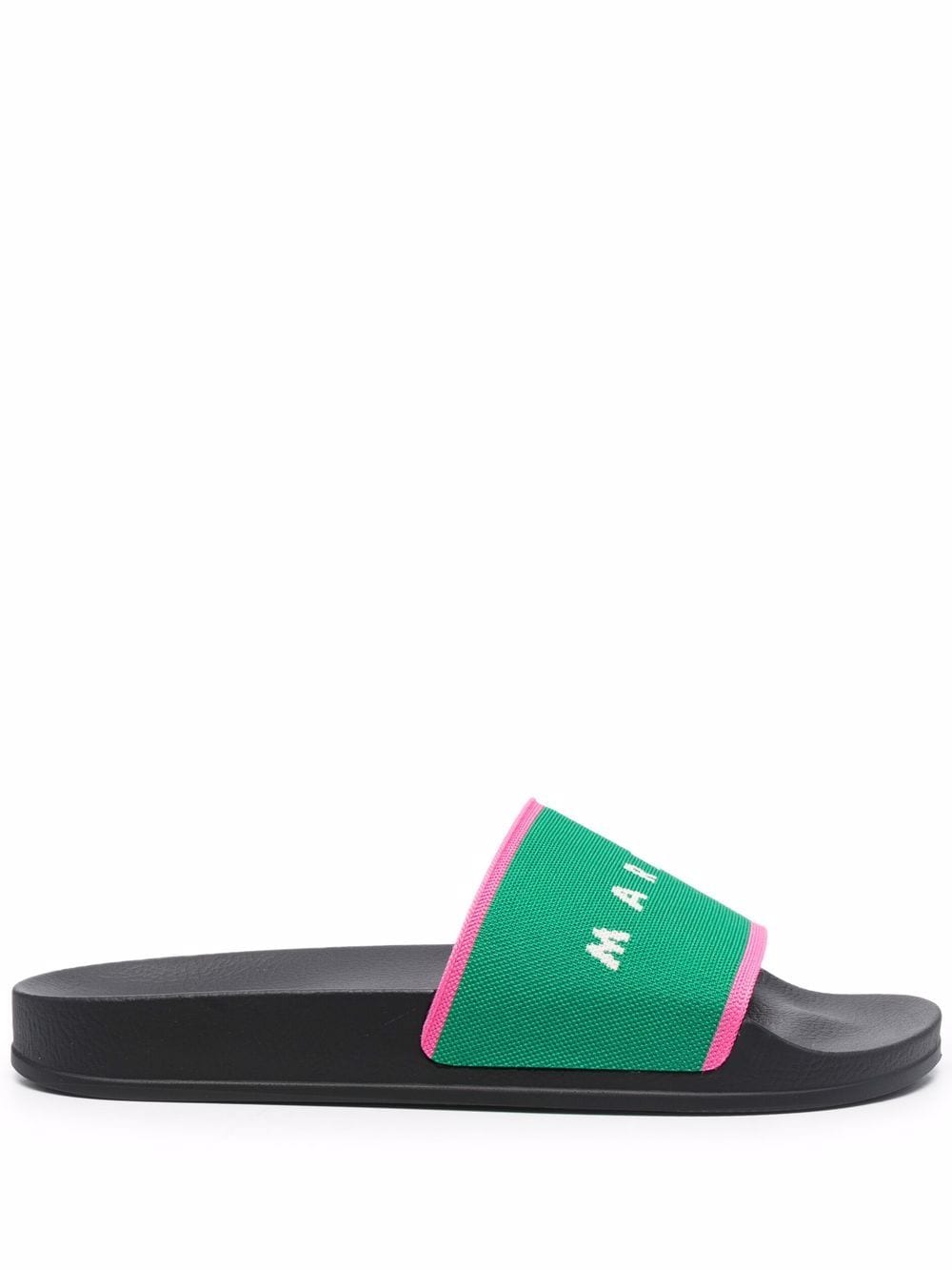 

Marni logo print slides - Black