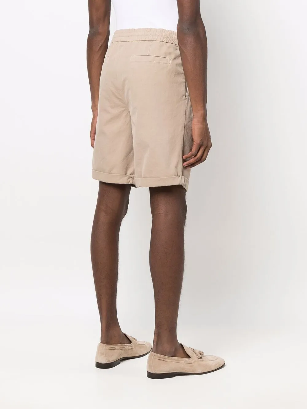 фото Brunello cucinelli шорты чинос с кулиской