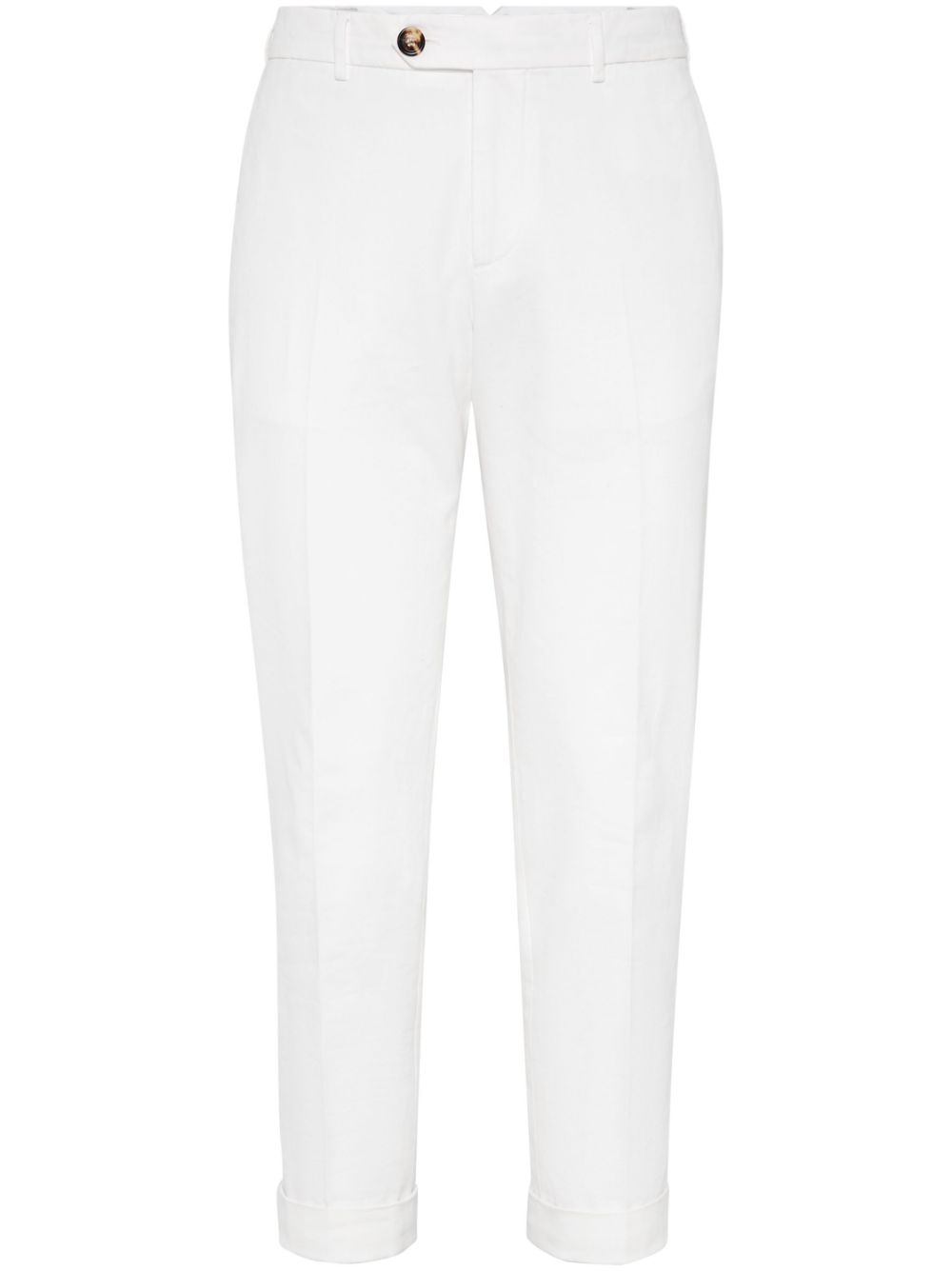 Brunello Cucinelli straight leg trousers - White