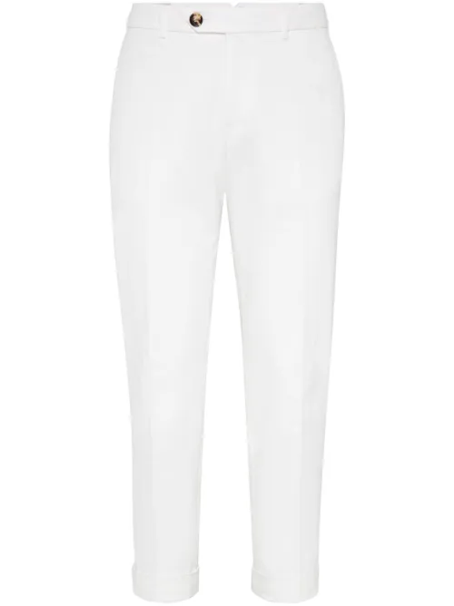 Pantalon à coupe droite - Brunello Cucinelli - Modalova