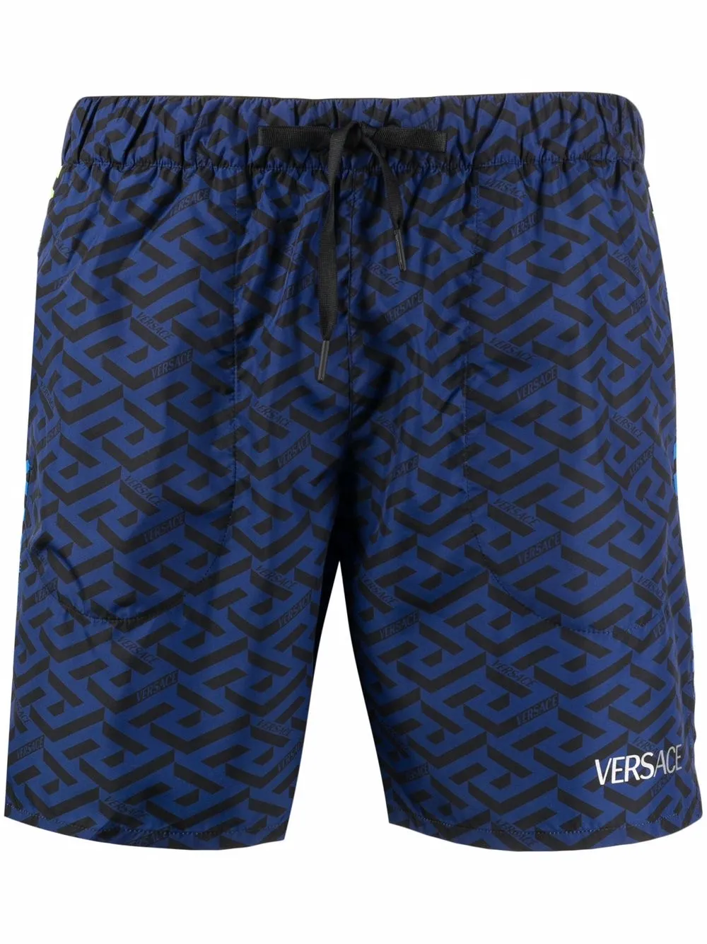 

Versace Greca-print swim shorts - Blue