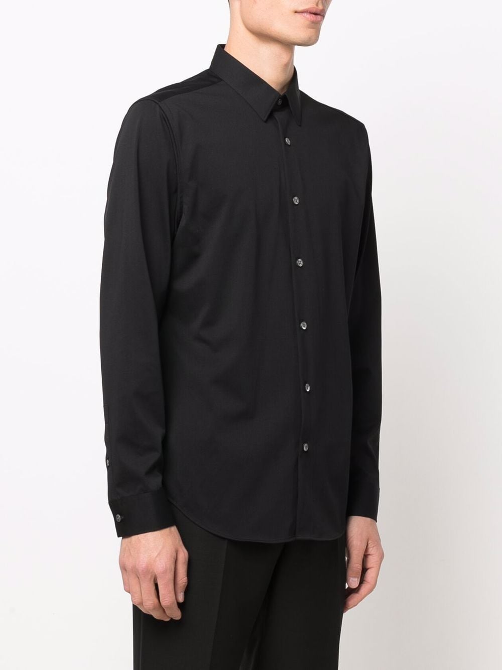 Shop Theory Sylvain Slim-fit Shirt In Black