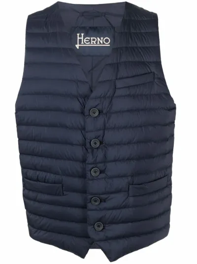 herno padded gilet