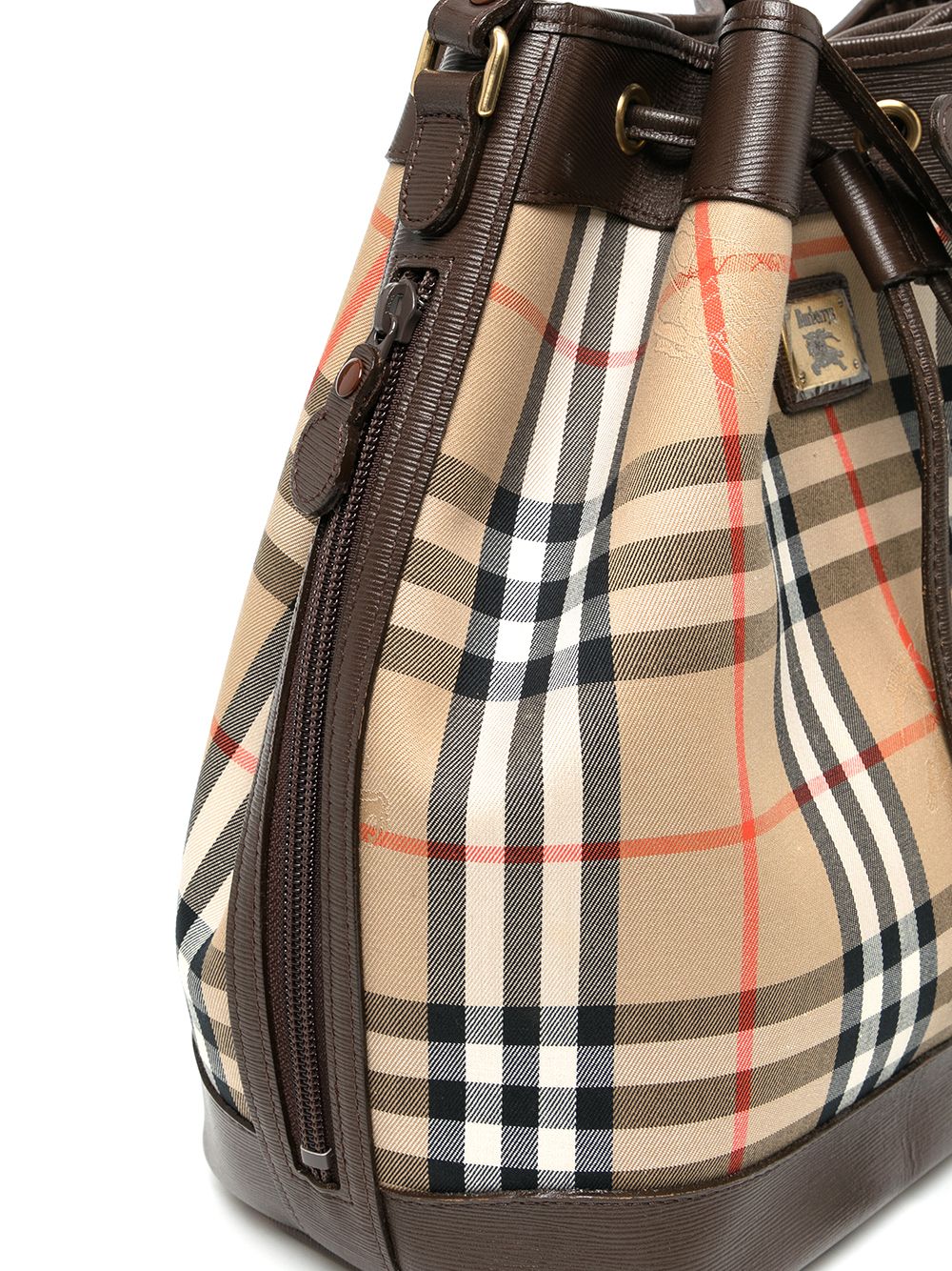 фото Burberry pre-owned сумка на плечо 1990-х годов в клетку house check