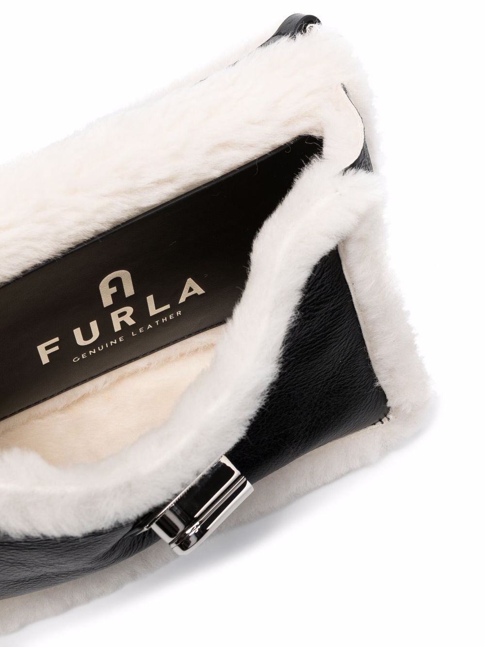 фото Furla сумка-тоут с отделкой из овчины