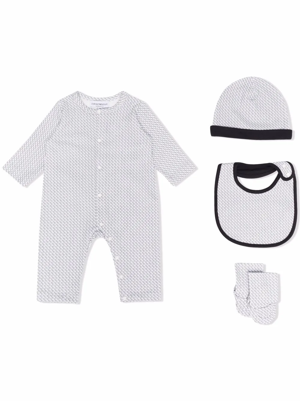 

Emporio Armani Kids set de mameluco - Azul