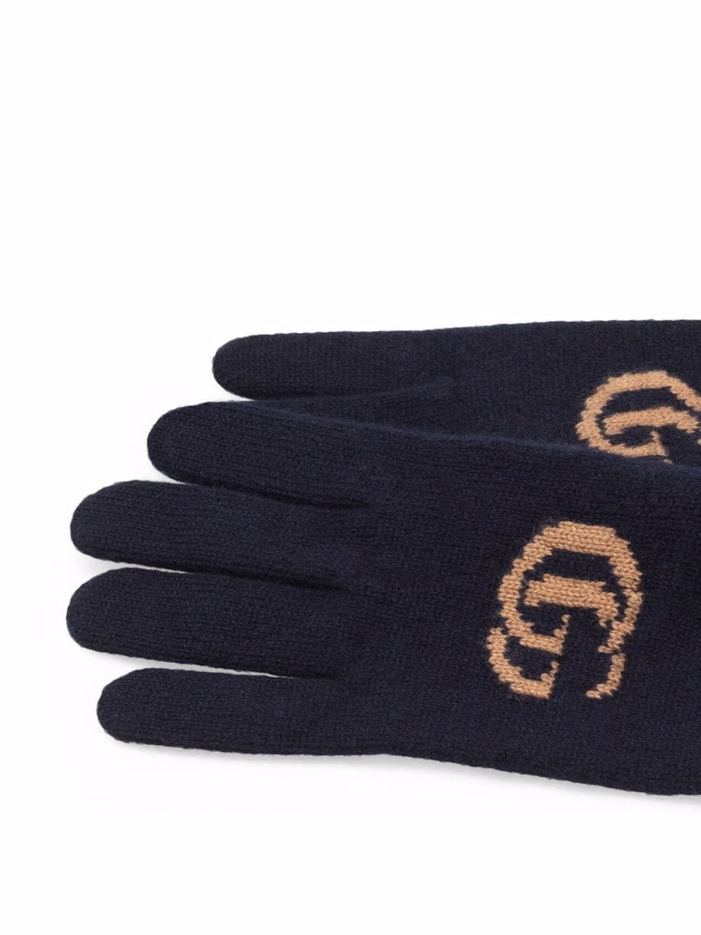 Gucci Intarsia handschoenen - Blauw