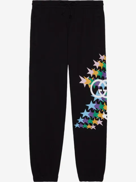 Gucci star-print track pants