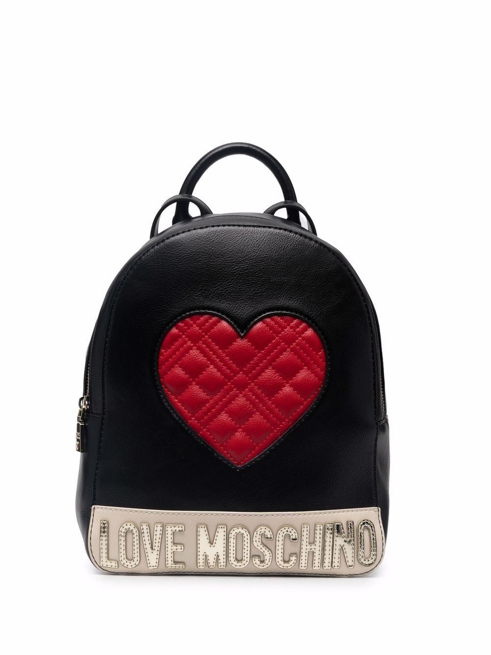 фото Moschino стеганый рюкзак с принтом