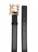 PINKO logo-plaque chain belt