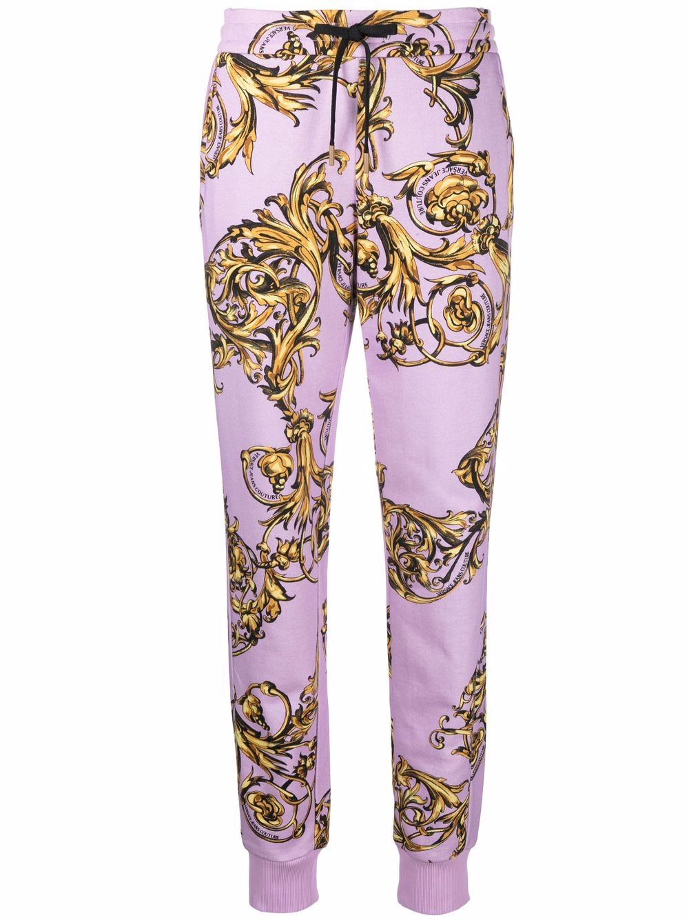 фото Versace jeans couture спортивные брюки с узором baroque