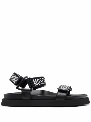 Moschino ロゴストラップ サンダル 通販 - FARFETCH