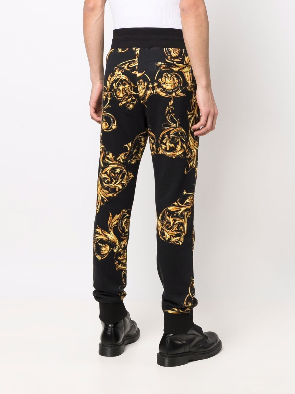 фото Versace jeans couture спортивные брюки с принтом baroque