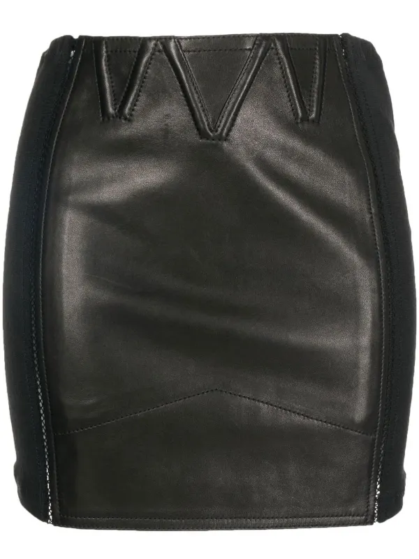Tom Ford Panelled Mini Skirt in Black