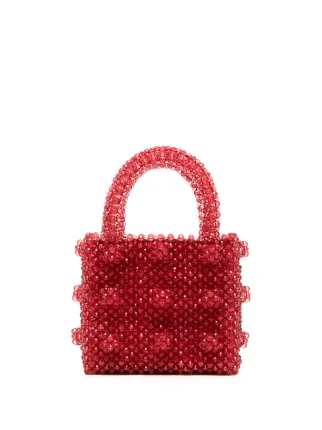 Beaded mini deals tote bag