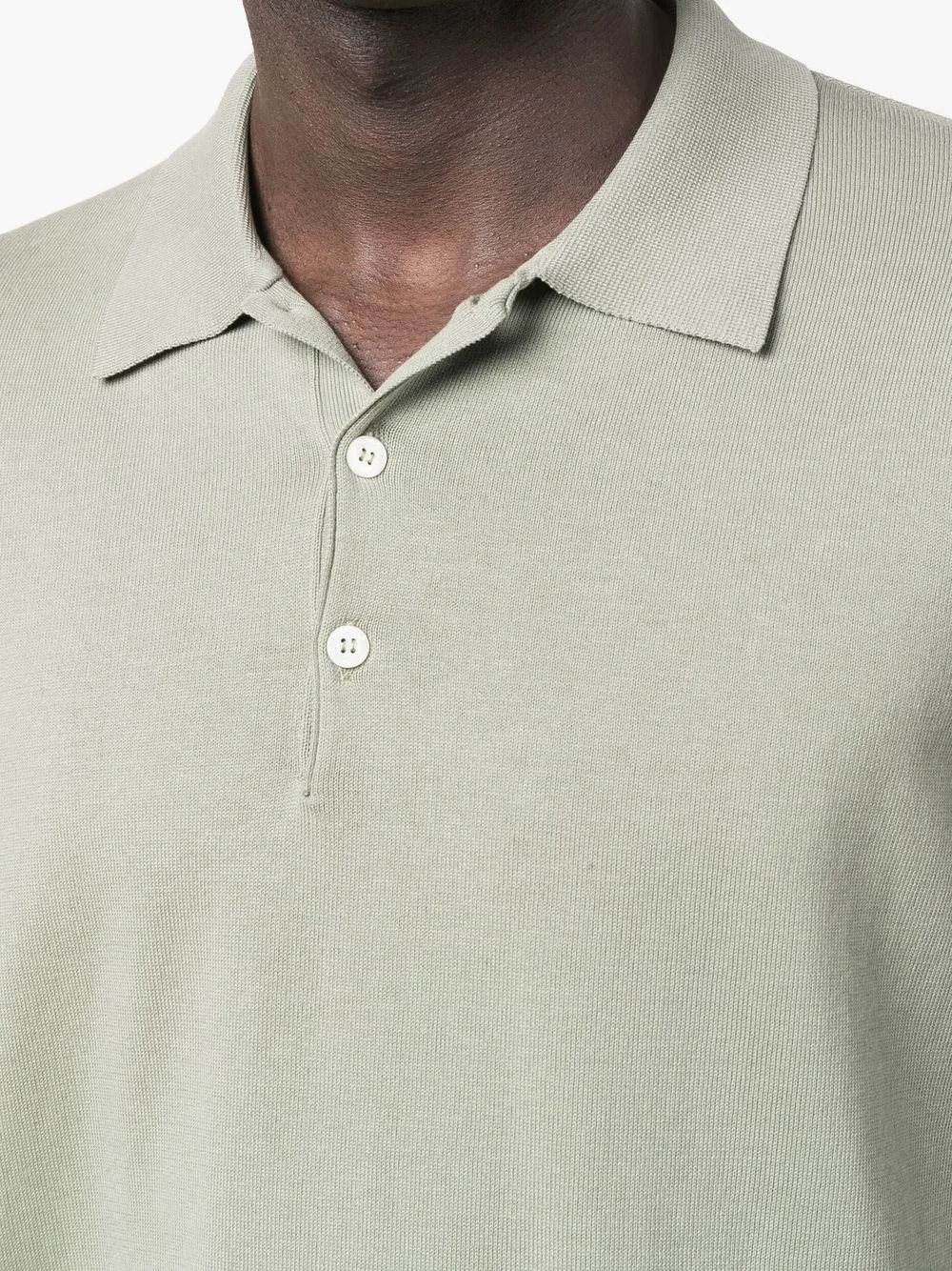 Canali Polotrui met lange mouwen Groen