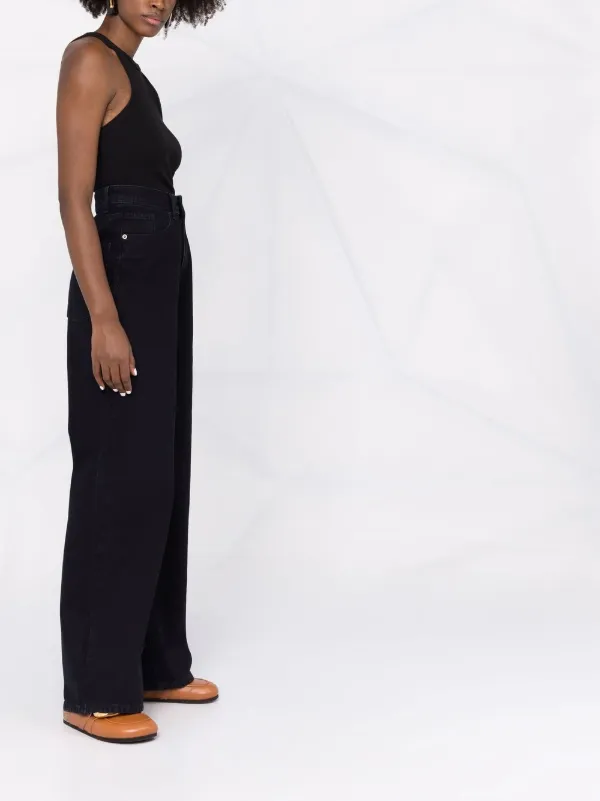 STOREEZ wide-leg high rise jeans 