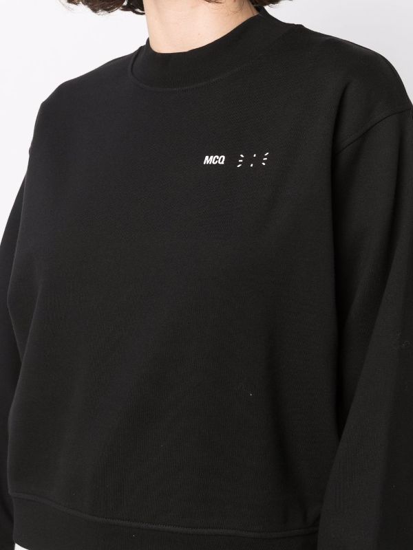 Mcq black cheap sweatshirt