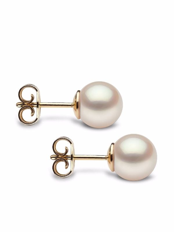 Louis Vuitton Pearl Monogram Earrings 18k Yellow Gold