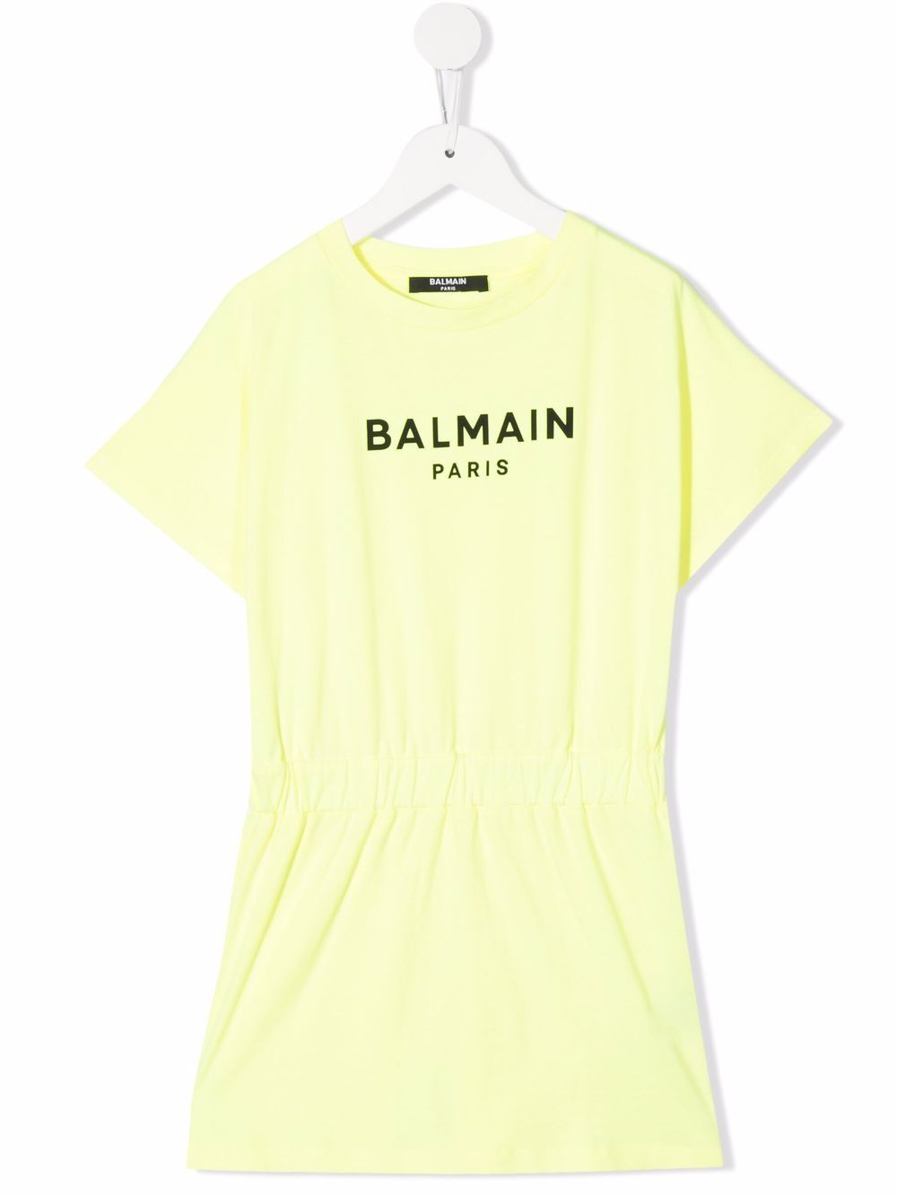 

Balmain Kids vestido con logo estampado - Amarillo