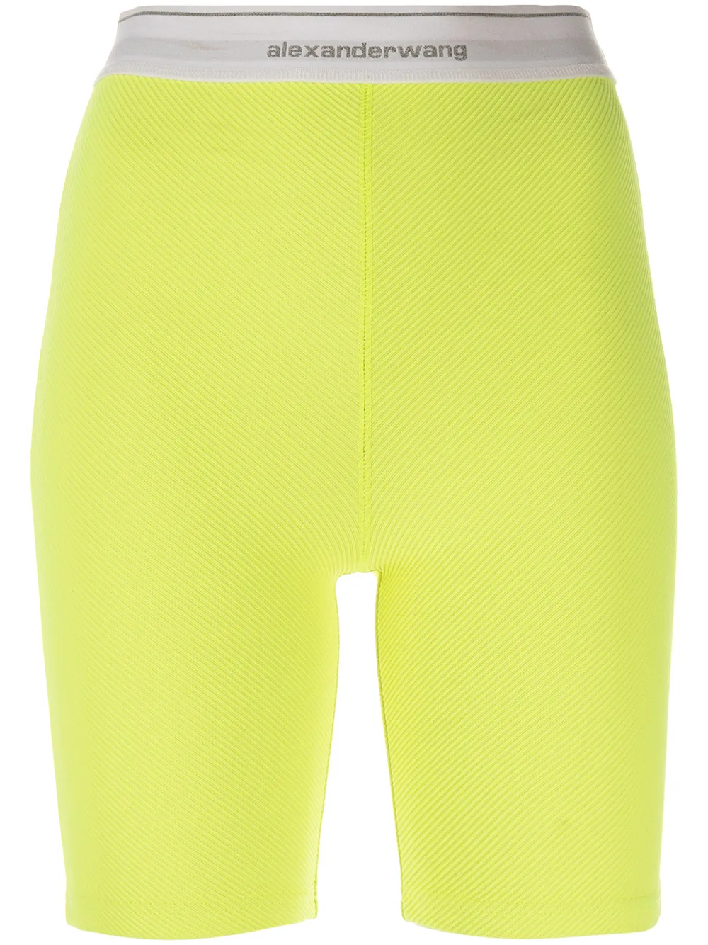 ALEXANDER WANG REFLECTIVE LOGO BIKE SHORTS