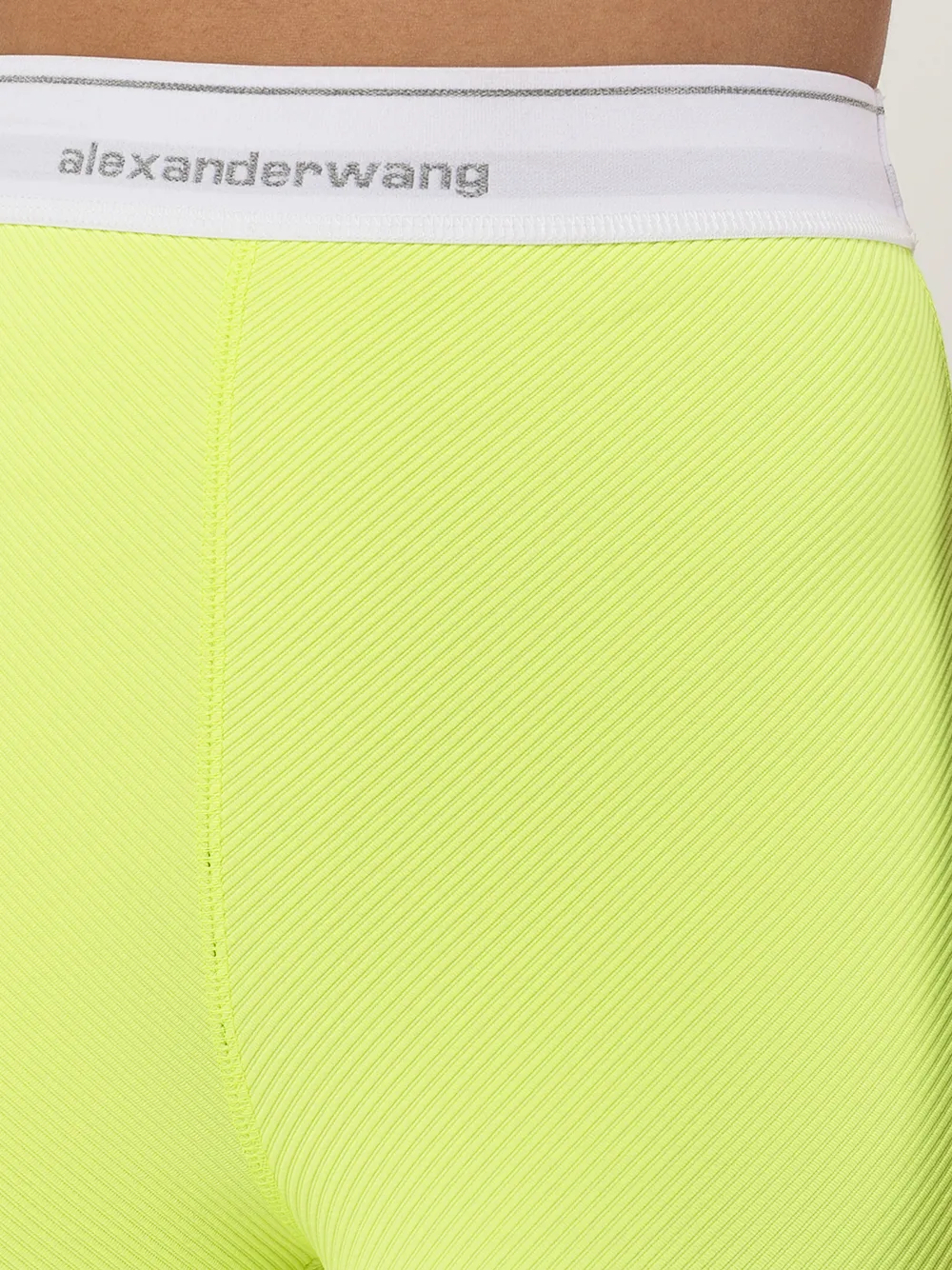ALEXANDER WANG REFLECTIVE LOGO BIKE SHORTS
