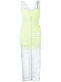 Alexander Wang double layer ruched dress - Multicolour
