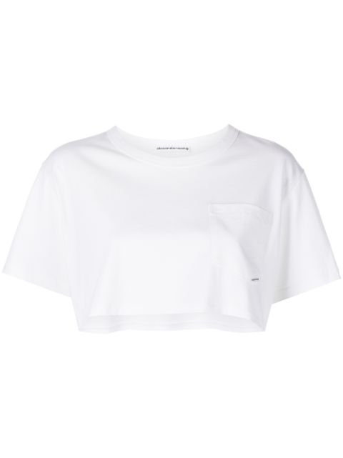 Alexander Wang DTC twist crop T-shirt Women