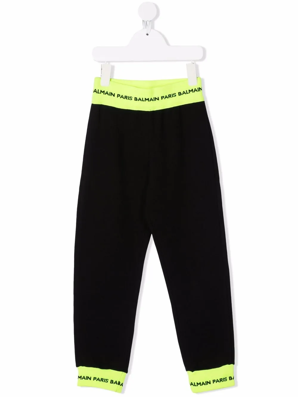 

Balmain Kids leggins con logo en la pretina - Negro