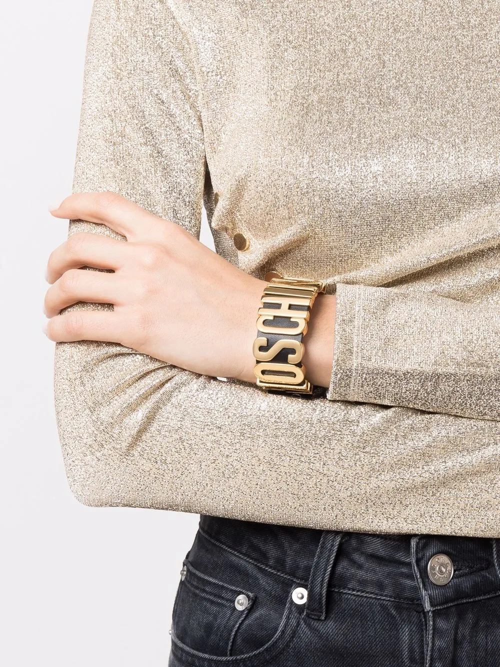 фото Moschino браслет с логотипом