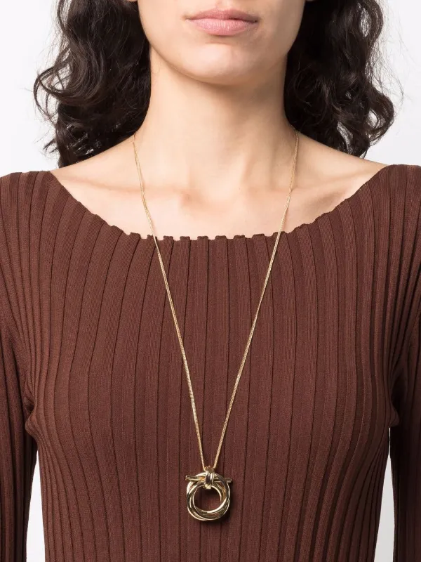 Salvatore Ferragamo Gancini Pendant 
