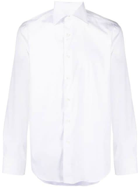 Canali button-down fitted shirt