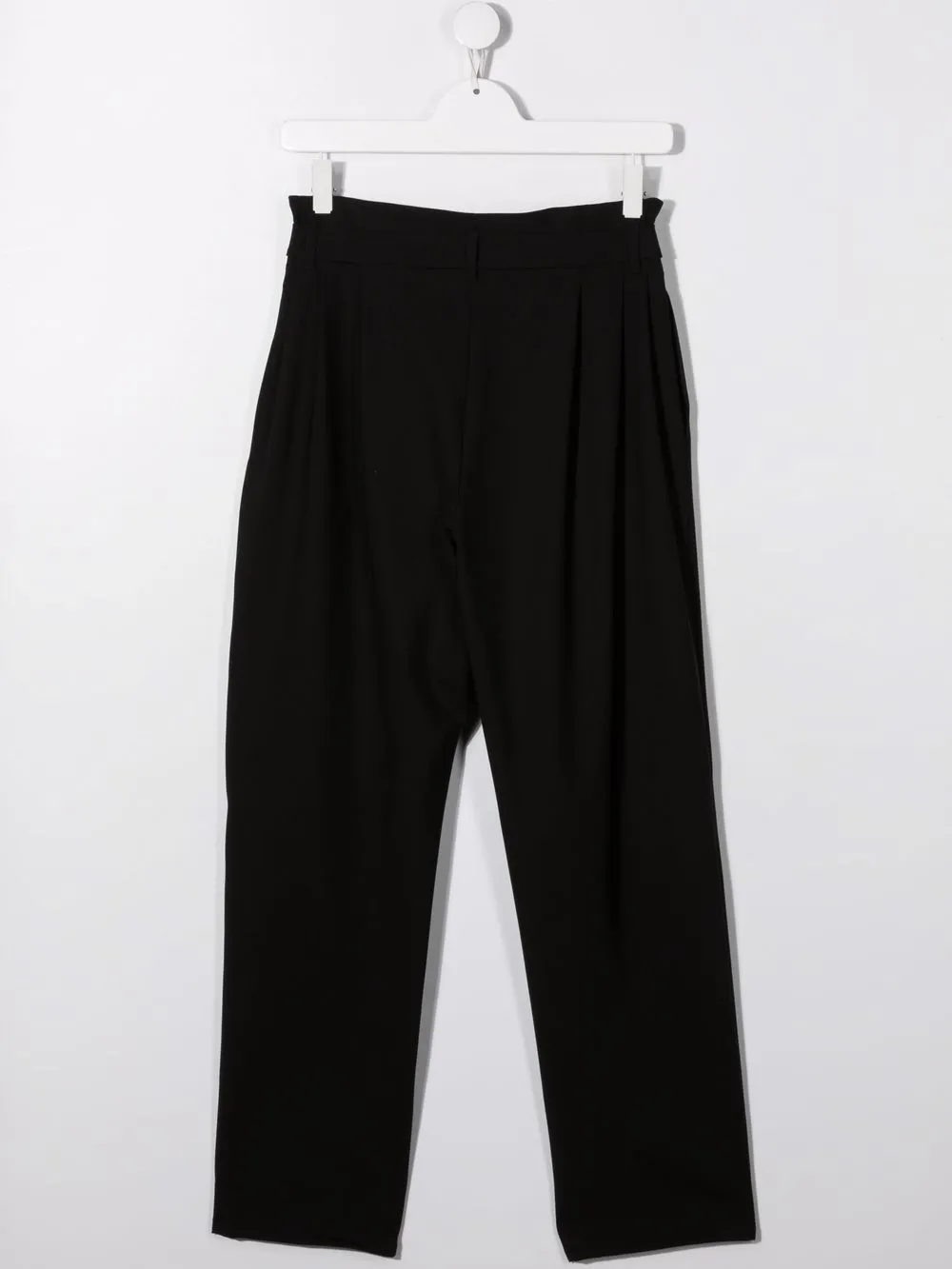 Image 2 of Balmain Kids TEEN box pleat belted trousers