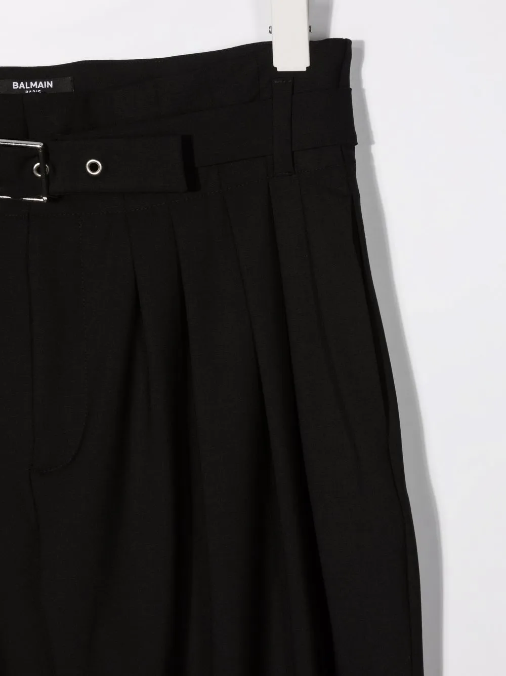 фото Balmain kids брюки с поясом и складками