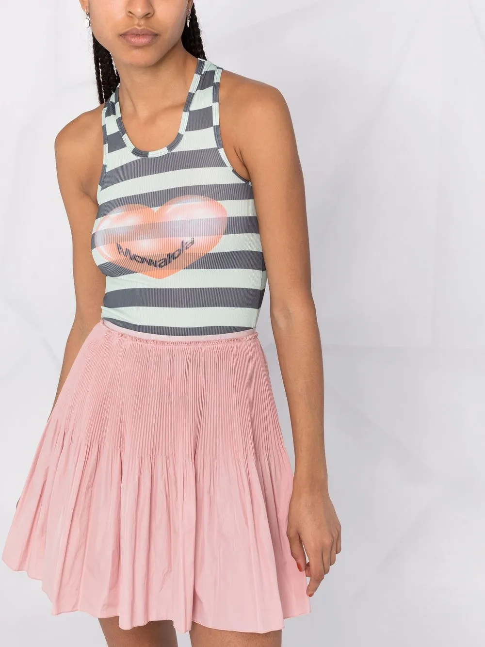 фото Red valentino юбка мини с плиссировкой