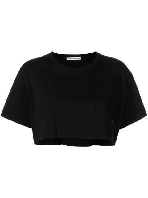 Alexander Wang DTC twist crop T-shirt Women