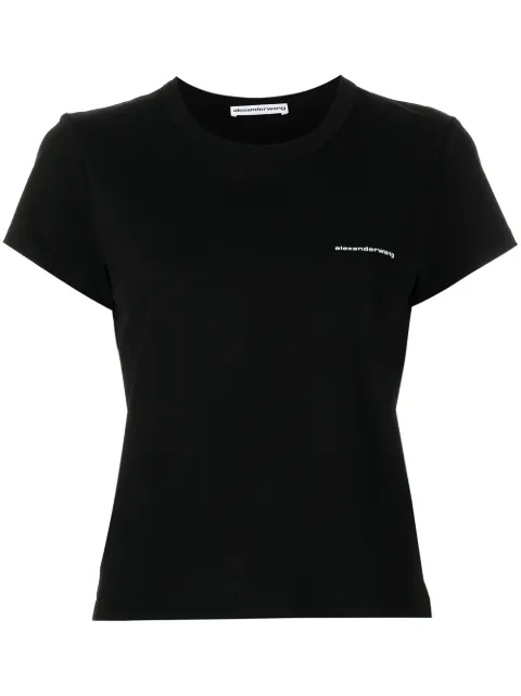 Alexander Wang shrunken logo T-shirt