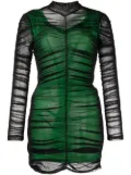Alexander Wang double layer ruched dress - Black