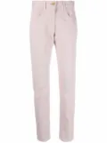 Forte Forte high-waisted slim cut trousers - Pink