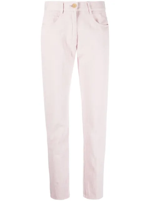 Forte Forte pantalones slim con tiro alto