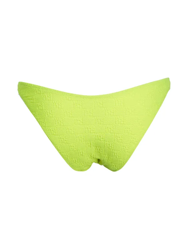 alexander wang ビキニ　ボトム　水着 Alexander Wang ロゴニット ビキニボトム | イエロー | FARFETCH JP
