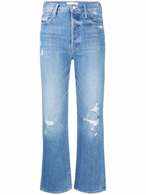 MOTHER - distressed kick-flare jeans