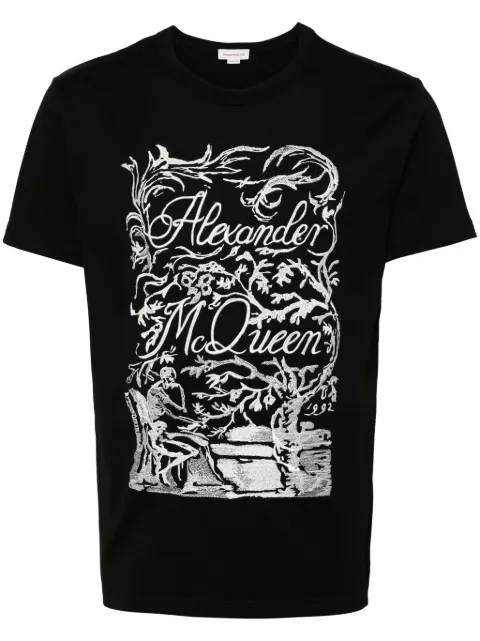 Alexander McQueen t-shirt à logo imprimé