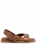 Scarosso Hailey buckled sandals - Brown