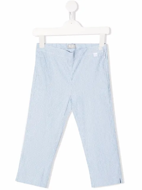 Il Gufo gingham-check print trousers