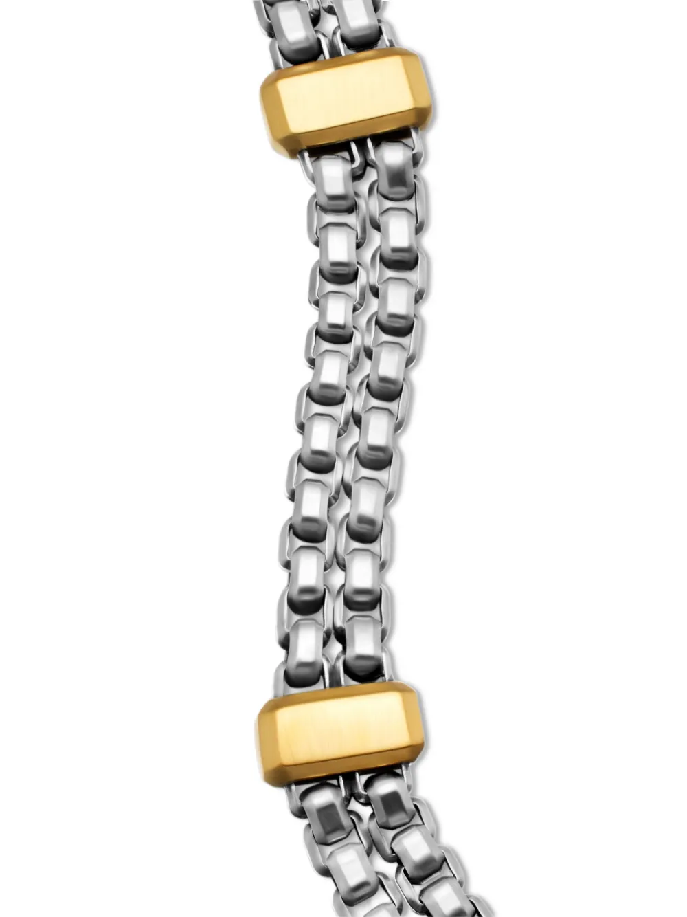 David Yurman Sterling Silver Double Box Chain Bracelet (10.5mm