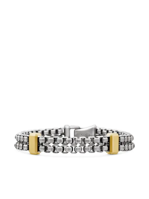 David Yurman sterling silver Double Box chain bracelet (10.5mm)